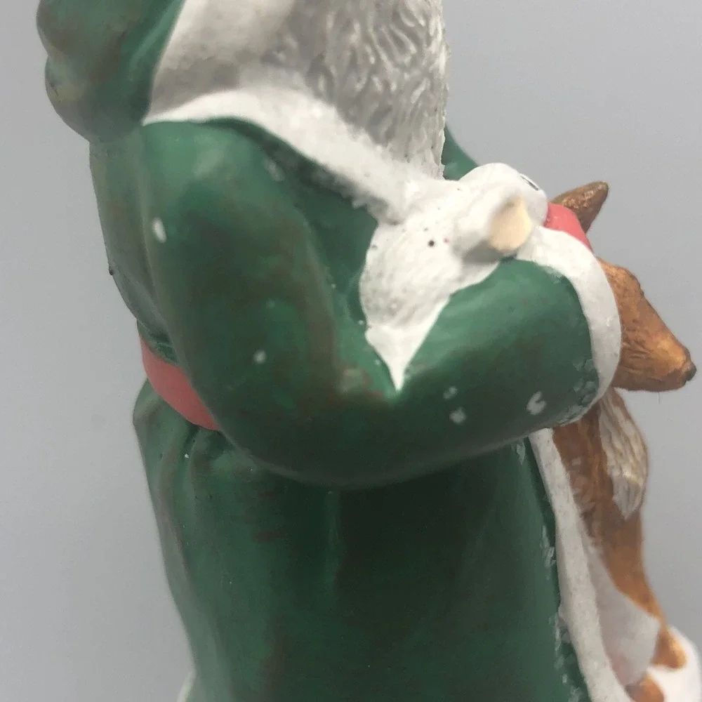 Vtg American Greetings Forget Me‎ Not 1995 Father Christmas Tree Ornament Santa